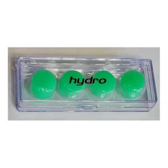 Tapones de oídos para natación silicona verde