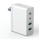 thumbnail image 1 of Adaptador de corriente USB C Charger sccvee para portátil, 140 W, GaN, 4 puertos y 100 W, 1 of 8
