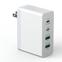 Adaptador De Corriente Usb C Charger Sccvee Para Portátil, 140 W, Gan, 4 Puertos Y 100 W