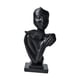 thumbnail image 3 of Escultura Abstracta De Resina Con Cara De Pareja Abrazándose Para Estantería De Chimenea, Color Negro, 3 of 5