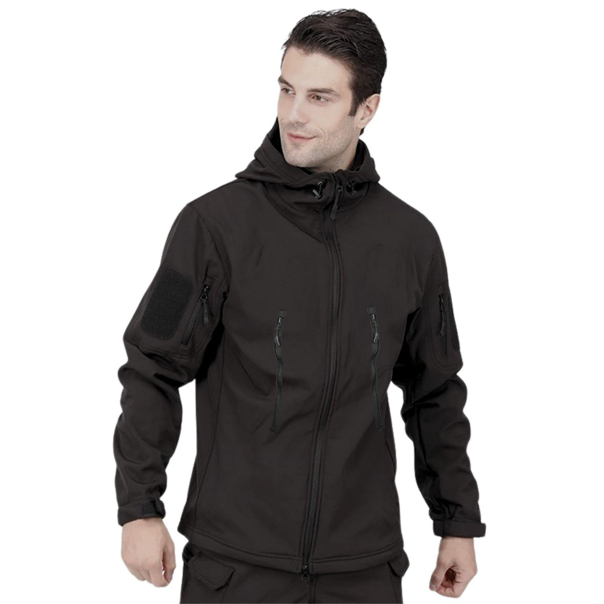 Esdy - Chaqueta Táctica Softshell Impermeable Talla S