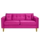 thumbnail image 1 of Sofa New Retro 3C Felpa 01 Fucsia, 1 of 6