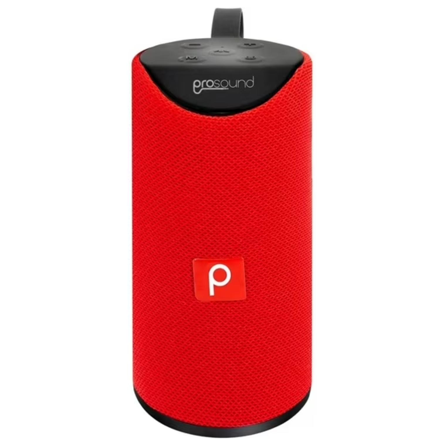 Prosound - Parlante Bluetooth Portatil Tws Usb Rojo P391