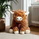 thumbnail image 3 of Peluche Brease 64 cm 2,3 kg Vaca de las Tierras Altas Marrón, 3 of 6