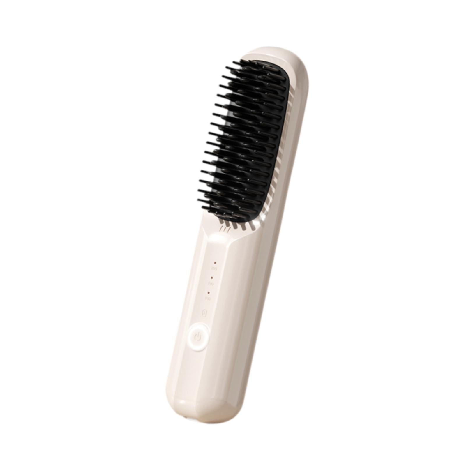 Magideal - Plancha De Pelo Mini Plancha Alisadora Antiescaldaduras Calentamiento Rápido Portátil Con 3 Niveles De Temperatura Peine Caliente Para Salón De Casa