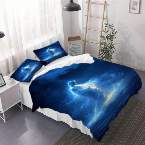 3pcs Light and Shadow Art Style Duvet Cover Set - Bedding Quilt Covers Suitable for Living Room\u3001Bedroom. Soft Comfortable Quilts Covers as Gifts to Family and Friends