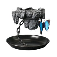 Ioensy - Maceta De Jardín Maceta Contenedor Flor Suculenta Maceta Redonda Con Rocalla