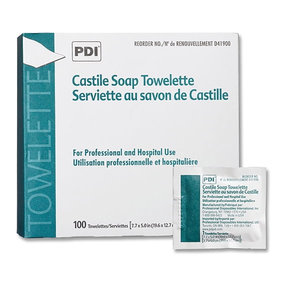 Toallita de Limpieza Facial PDI 13 cm x 19 cm Pack de 1000
