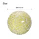 thumbnail image 2 of Uxcell 3Pcs Bolas Decorativas de Vidrio 3.15 pulgadas Orbes Bolas de Centro Bolas de Vidrio Mosaico para Decorar Cuencos, Amarillo Claro, 2 of 5