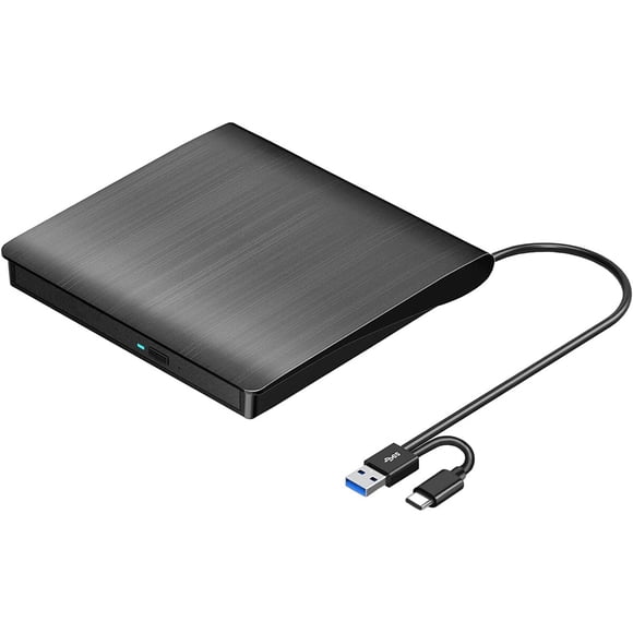 Unidad Externa CD DVD ROOFULL USB 3.0 USBC ECD829Y Laptop