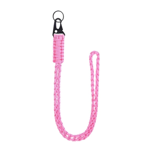 Cordón De Paracord Trenzado Para Llaves, Ideal Para Escalada Al Aire Libre, Para Hombres Y Mujeres, Color Rosa