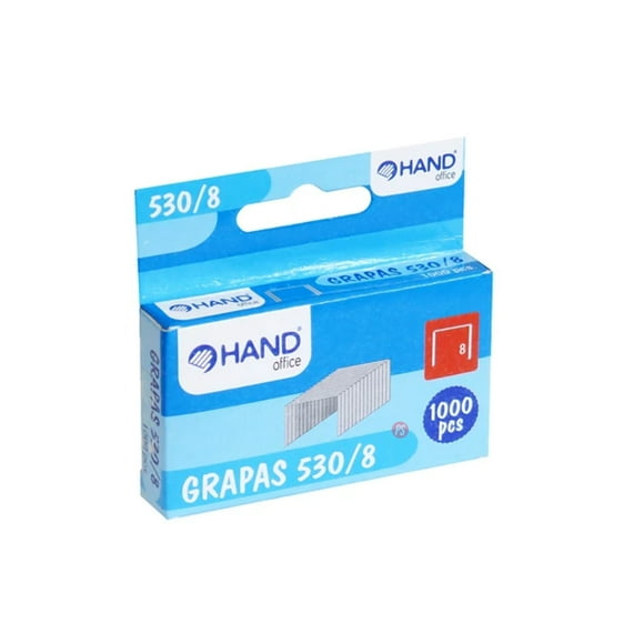 Corchete Caja 1000 Unidades 8mm Hand - PS