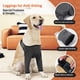 thumbnail image 2 of Traje de recuperación del perro para las piernas delanteras, mangas de recuperación del perro después de la cirugía con banda elástica, soportes protectores de codo suaves para perros de tam, 2 of 3