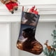 thumbnail image 2 of Venom Tema: Calcetines de Navidad, fino lino blanco para colgar en escaleras y chimenea, decoración navideña para el hogar, regalo de Navidad. 45cm × 32cm, 2 of 5