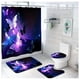 thumbnail image 1 of Set Juego De Baño Con Cortina Cubre Inodoro 4 Piezas, 1 of 4