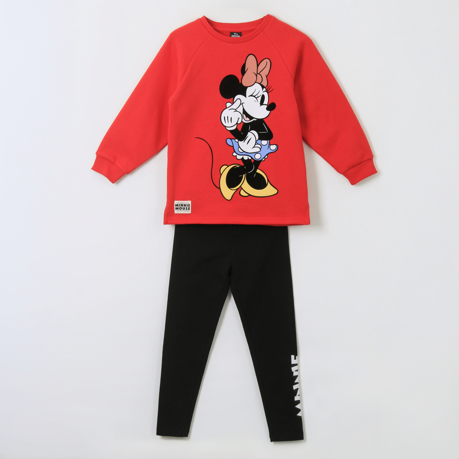 Conjunto Niña Minnie Mouse Guiño Rojo Disney
