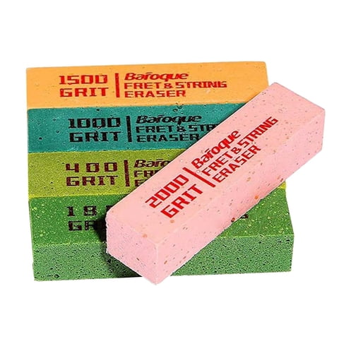 Bothyi - 5 Uds Borradores De Trastes De Guitarra Limpiador De Pulido De Trastes Para Cuerdas Acústicas Ukelele