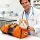 thumbnail image 4 of Bolsa de aseo para gatos Cinf naranja talla M con sujeción para corte de uñas, 4 of 9