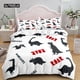 thumbnail image 1 of x1961 Bed SheetsCartoon Dinosaur Duvet Cover Kawaii Animal Boy Bedding Set for Kids Girls Soft Microfiber Quilt Cover with Zipper Closure 3-Piece Bedding Set (1 Duvet Cover + 2 Pillow Shams) nj1961, 1 of 5