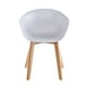 thumbnail image 3 of Pack x4 Sillas de Comedor con Apoyabrazos Tulip Blanca Midtown blanco, 3 of 7
