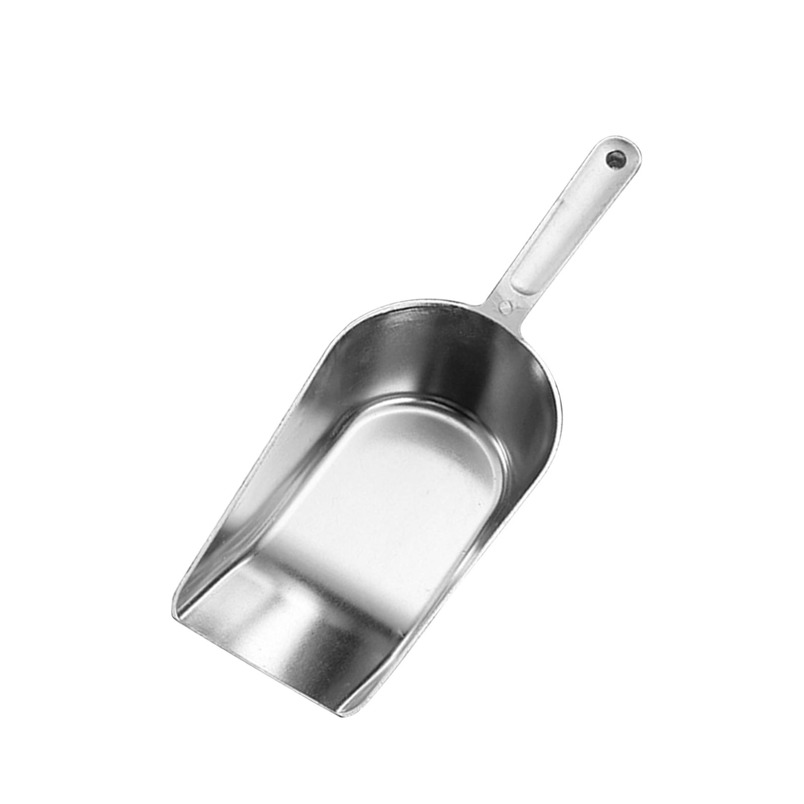 Magideal - Cuchara Para Cubitos De Hielo, Cuchara Multiusos Para Harina Y Arroz, Cuchara De Aleación De Aluminio Para Palomitas De Maíz, Cuchara Para Alimentos P