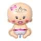 thumbnail image 2 of Baby Pacifier Doll Foil Balloon Baby Shower Bautizo Fiesta Decoración Rosa, 2 of 3