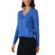 thumbnail image 4 of INSPIRE CHIC Cárdigan de mujer de manga larga con cuello en V, ligero, con botones, casual, tejido de punto, talla XL, azul real, 4 of 6