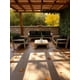 thumbnail image 3 of Terraza Rústica Modelo Ambar 5 Cuerpos Color Madera Roble Cojinería Negro, 3 of 4