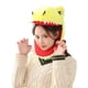 thumbnail image 4 of Sombrero De Cabeza De Dinosaurio Lindo Sombrero De Cosplay Accesorios De Fotos Adorables Halloween Amarillo, 4 of 5
