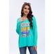 thumbnail image 3 of Blusa Polera Mujer Algodon Manga Larga Oversize Diseños 3306, 3 of 4