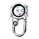 thumbnail image 1 of Reloj Con Mosquetón Digital Esfera Blanca Con Retroiluminación Para Trabajo Deportes Al Aire Libre, 1 of 3