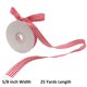thumbnail image 3 of Cinta DAYEDZ 25 yd 1,6 cm Rojo/Blanco Gingham, 3 of 7