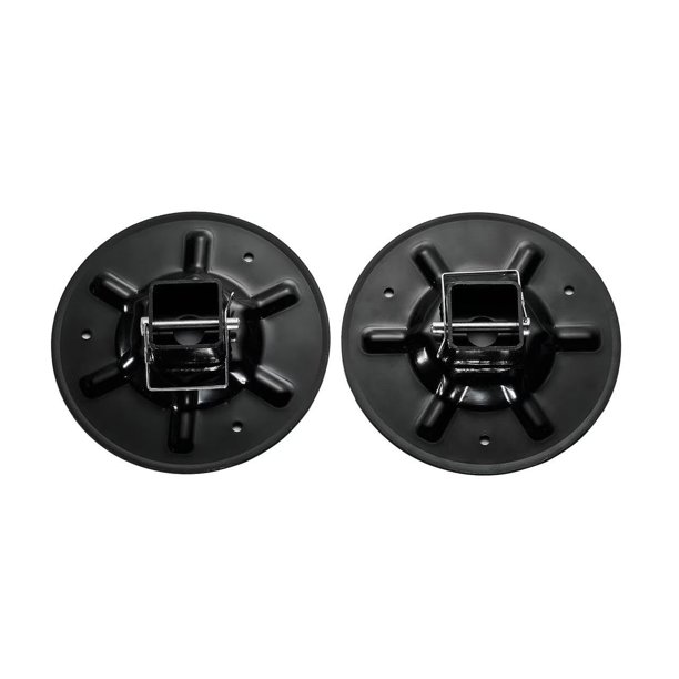 Almohadilla de pie para jack Aaiov 23 cm, para tubo cuadrado de 2 pulgadas, paquete de 2