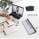 thumbnail image 5 of Set de bloc de notas de escritorio Audio-Visual Direct White Glass con accesorios, 5 of 9