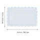 thumbnail image 2 of Set 2 Bandejas Rectangular Norplat Ideal Para Brazo De Reina Blanco, 2 of 10