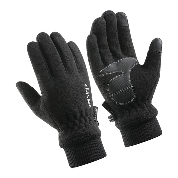 Guantes De Ciclismo En Bicicleta Guantes De Finger Touch Pantalla Táctil Hombres / Mujeres Grueso Cálido L Negro 2