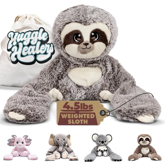 Peluche pesado Huggle Healers, malvavisco y perezoso