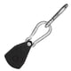 thumbnail image 4 of Ajustador de polea de trinquete de metal con gancho a presión, cuerda de seguridad, tensor de cuerda para tienda de campaña, correa de para aca Negro pequeño, 4 of 5