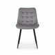 thumbnail image 2 of Silla Milano Velvet Base Negra, 2 of 2