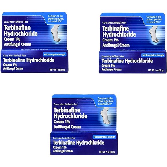 Crema antimicótica TARO Clorhidrato de terbinafina 1% 30 ml (x3)