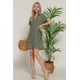 thumbnail image 2 of Vestido Mini Con Efecto Lino Botones Y Lazo Lateral, 2 of 5