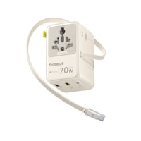 Adaptador De Viaje Baseus Enercore Cg11 70W Usb-C Retráctil