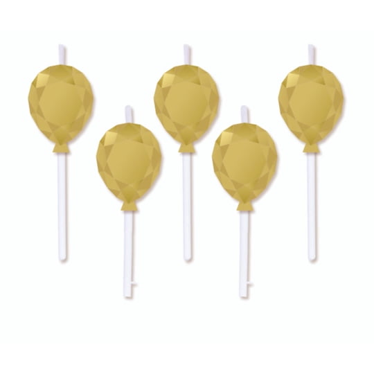 Set De Velas Globos Dorados, 1 Un Way to celebrate