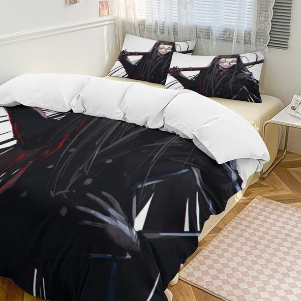 Hellsing Anime Home Bed 3-piece Set Classic Japanese Anime Polyester Wash Student Dormitory Set