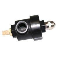 Ioensy - Válvulas De Escape Rápido Negras Válvulas De Control De Flujo De Aire Neumáticas De Fácil Instalación 90 Mm