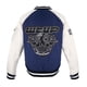 thumbnail image 5 of Chaqueta Hombre Whatup Varsity Buttons Blue, 5 of 6