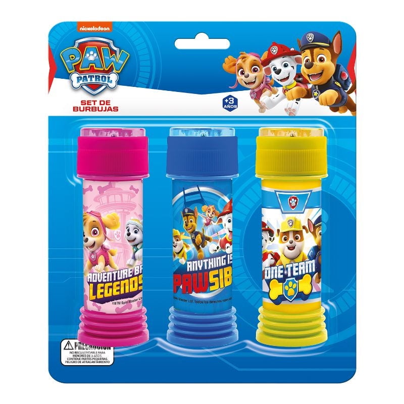 Pronobel - Set De Burbujas Con Personajes Pawpatrol