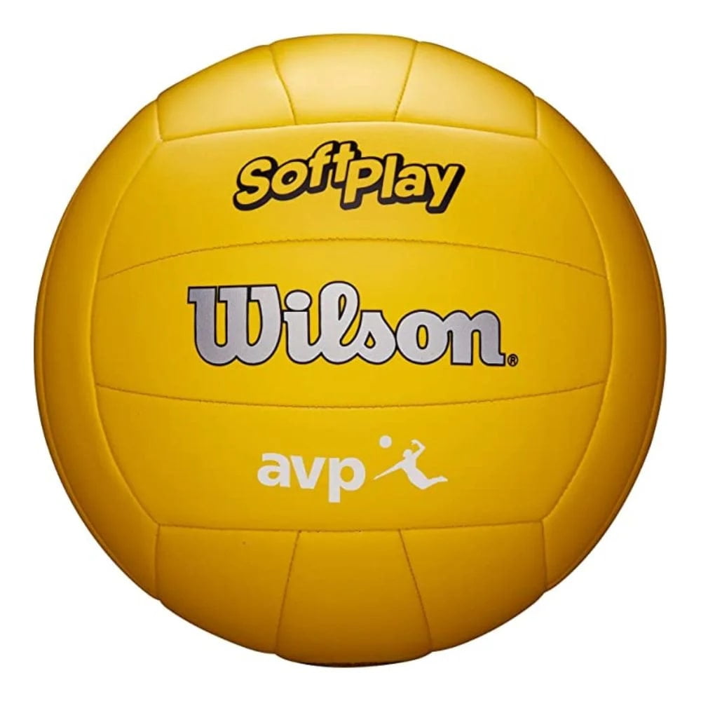 Wilson - Balón Volleyball Soft Play Avp Tamaño 5 Amarillo