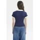 thumbnail image 3 of Polera Mujer Color Cuello Polo Azul, 3 of 4