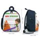 thumbnail image 2 of Mochila Infantil Desmarcar Charlie y las Formas Azul, 2 of 6
